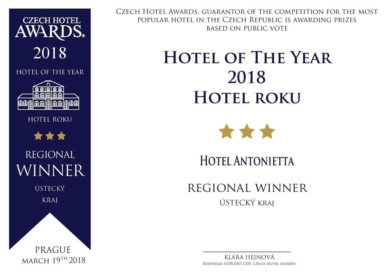 Hotel Antonietta Teplice Kültér fotó